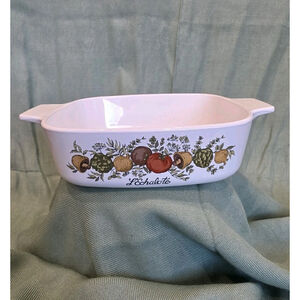 Corning Ware Spice of Life, L'Echalote, Casserole, A-1-B, 1 Quart, No Lid USA